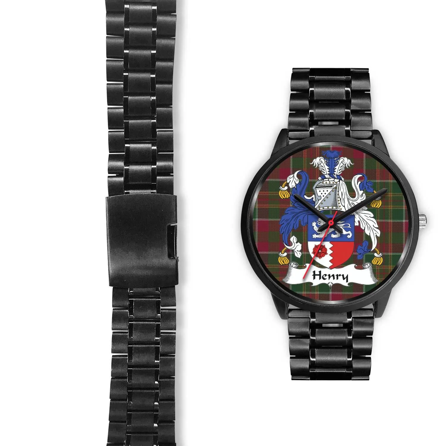 Henry Clan Badge Tartan Black Watch