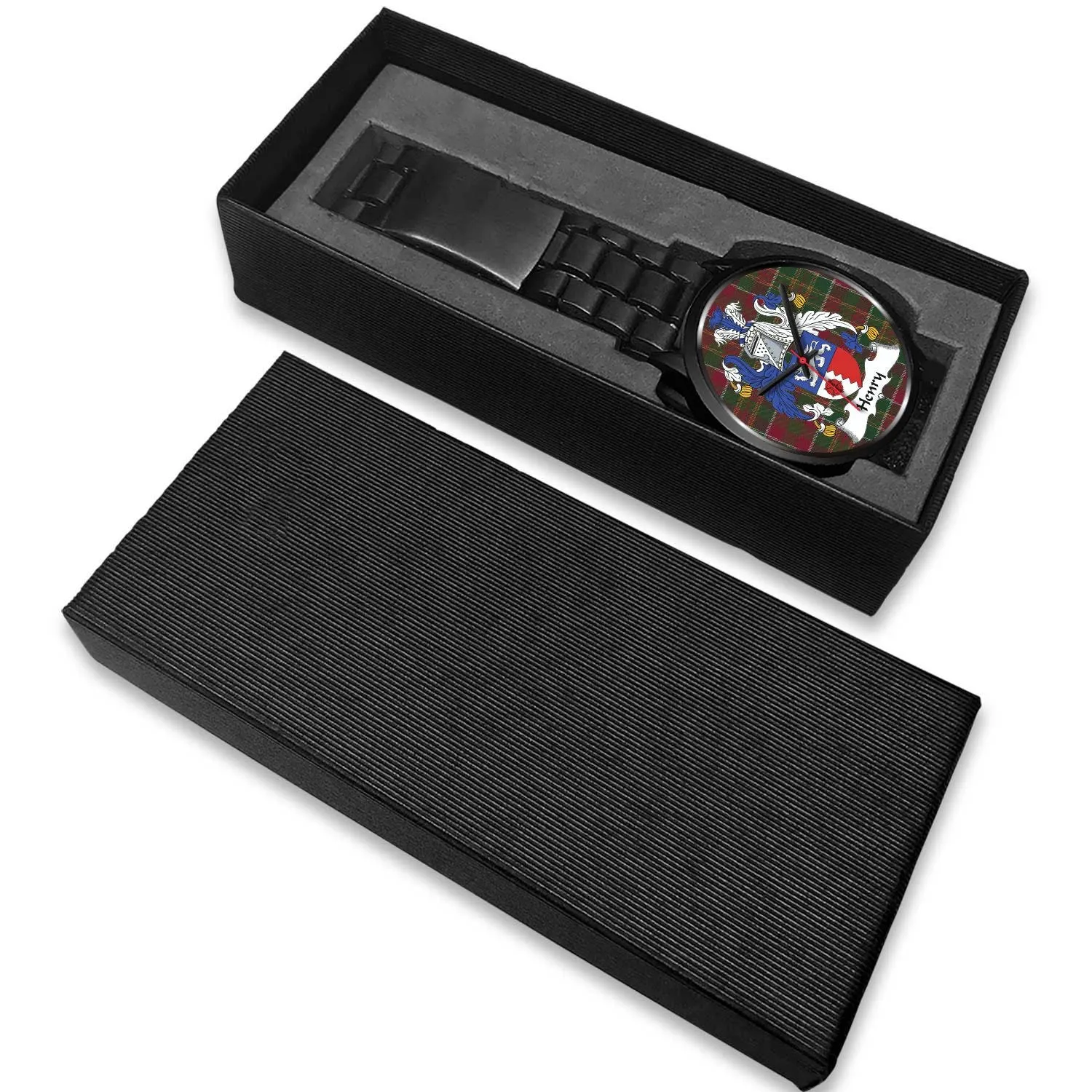 Henry Clan Badge Tartan Black Watch