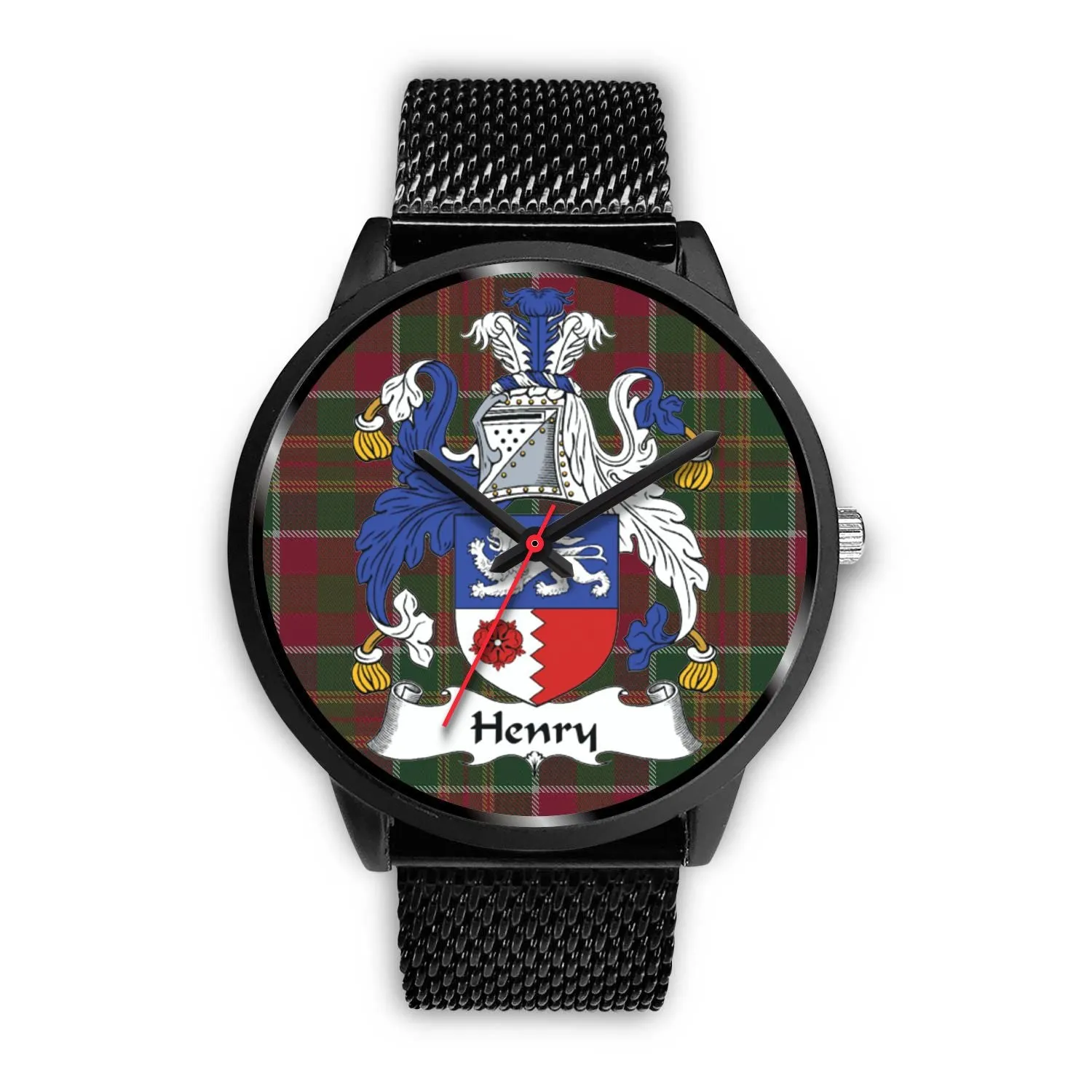 Henry Clan Badge Tartan Black Watch