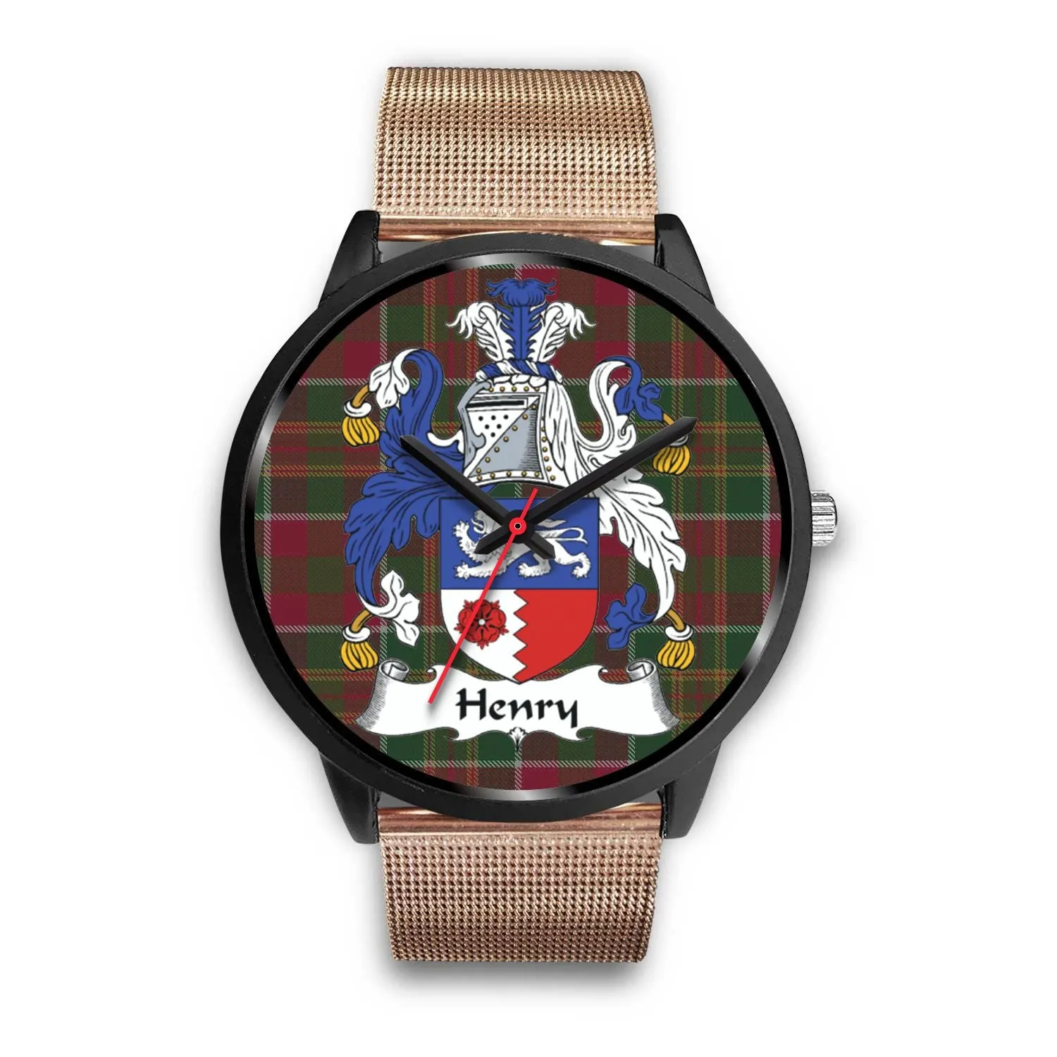 Henry Clan Badge Tartan Black Watch