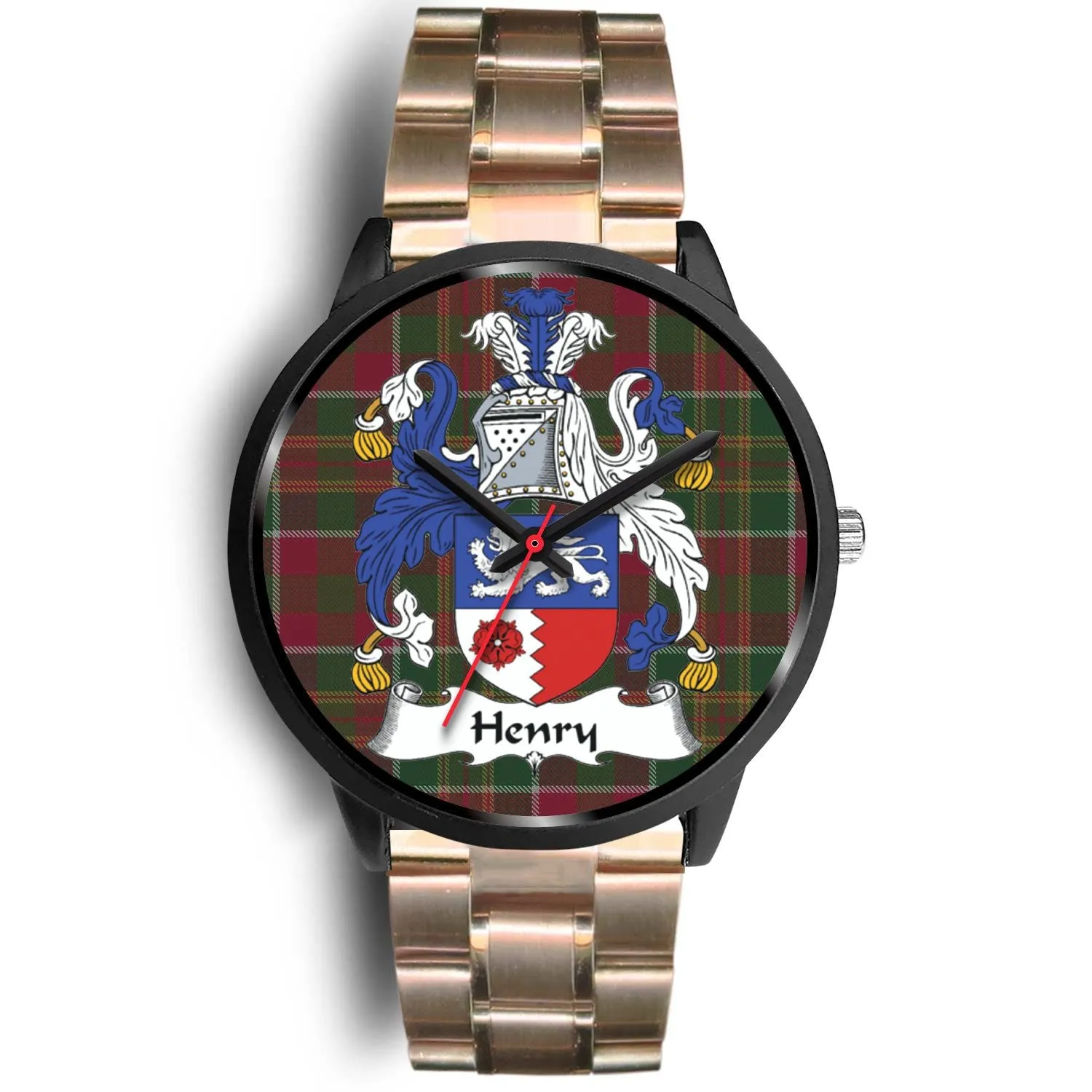 Henry Clan Badge Tartan Black Watch