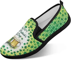 Holiday Dress Walking Shoes Comfy Casual Slip On Women Fashion Sneakers Stretch Mesh Quick - Fit Flat Zero Drops Lightweight Size 5.5-10.5