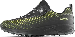 Icebug Mens NewRun BUGrip GTX Trail Running Shoe with Carbide Studded Traction Sole