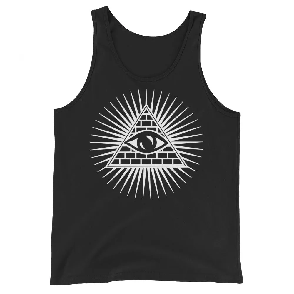 Illuminati All Seeing Psychic Eye Men's Tank Top