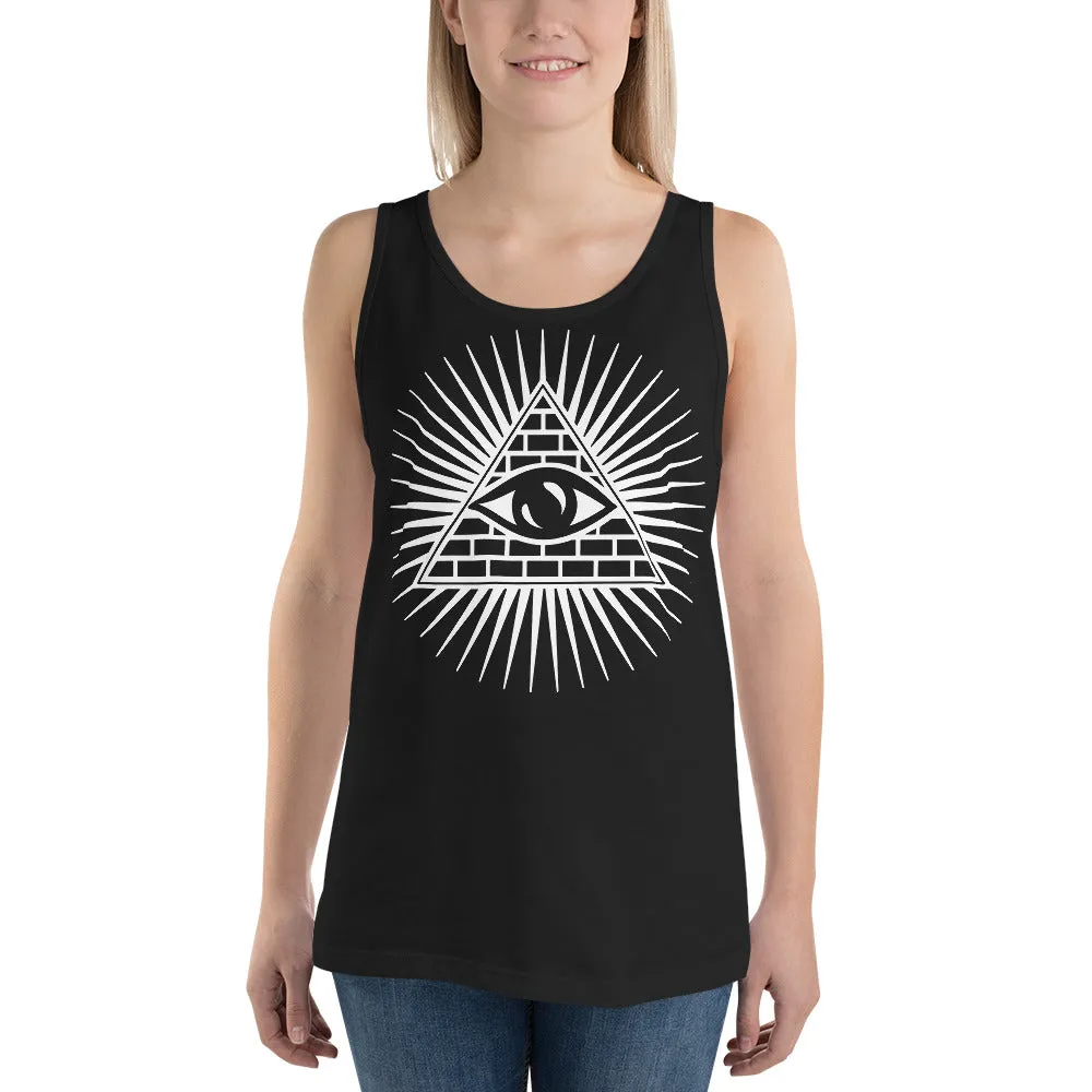 Illuminati All Seeing Psychic Eye Men's Tank Top