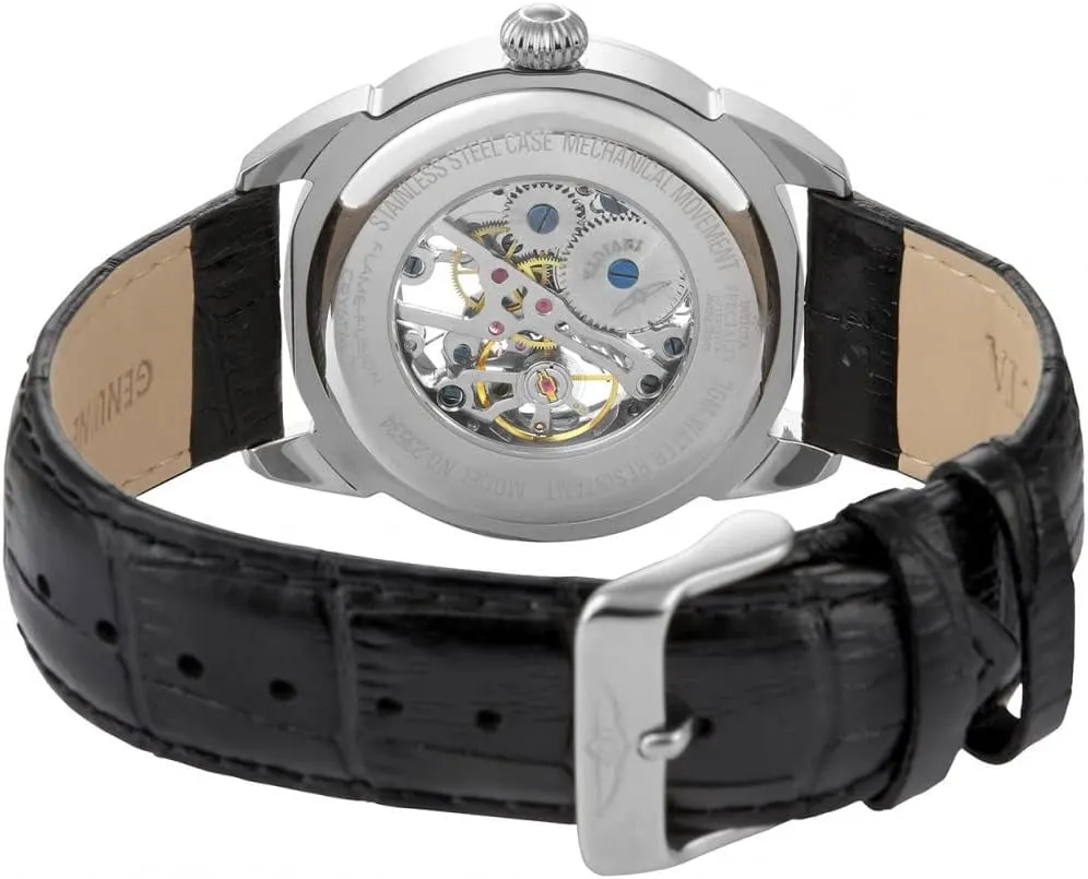 Invicta Men's 23534 Specialty Mechanical Hand Wind Stainless Steel Leather Watch