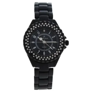 Kim & Jade Unisex-Adult Analogue Classic Quartz Watch with Stainless Steel Strap 2033L-BB