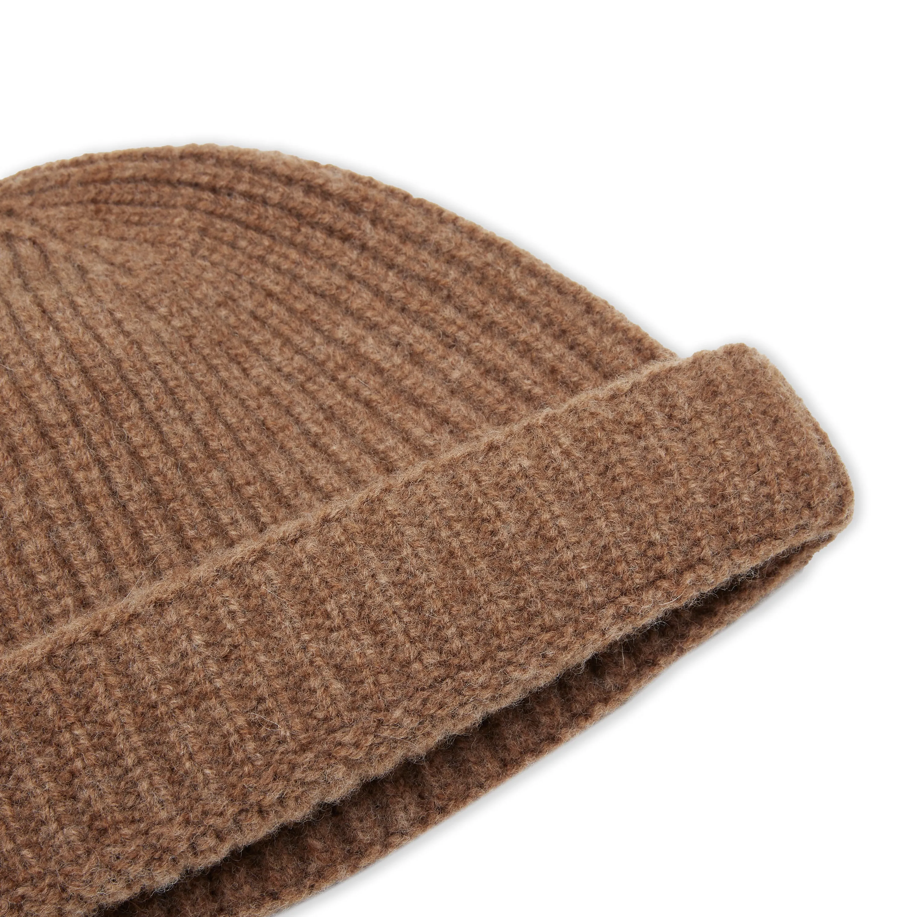 Lambswool Beanie Hat - Driftwood