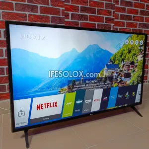 LG 43 Inch 43UK6300 Series webOS Smart, IPS 4K UHD Active HDR TV   Bluetooth - Foreign Used