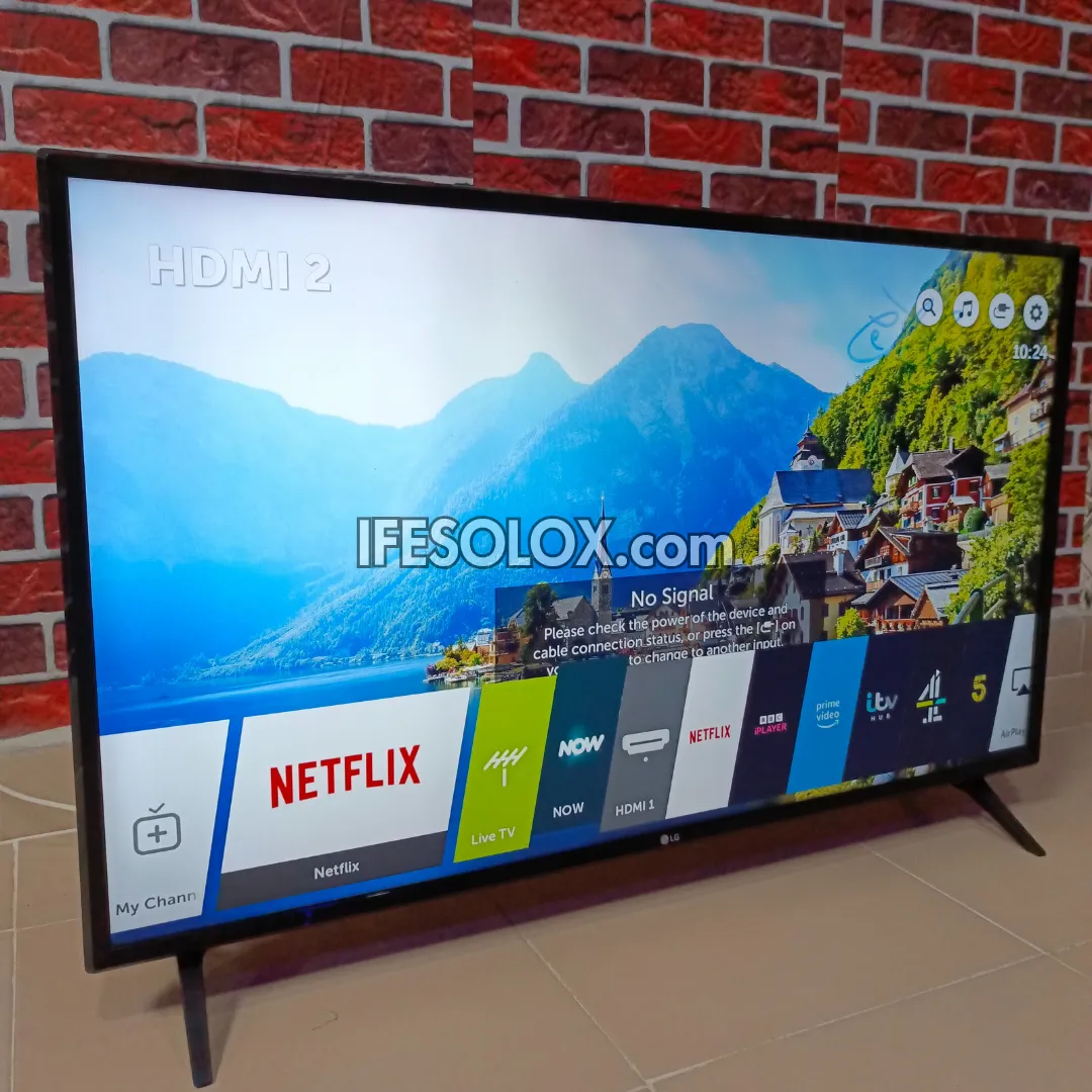 LG 43 Inch 43UK6300 Series webOS Smart, IPS 4K UHD Active HDR TV   Bluetooth - Foreign Used