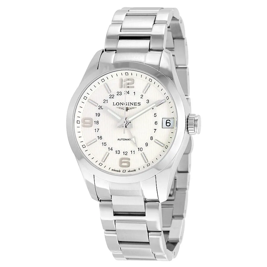Longines Conquest Classic Silver Dial GMT Automatic Men's Watch L27994766