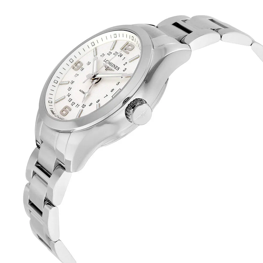 Longines Conquest Classic Silver Dial GMT Automatic Men's Watch L27994766