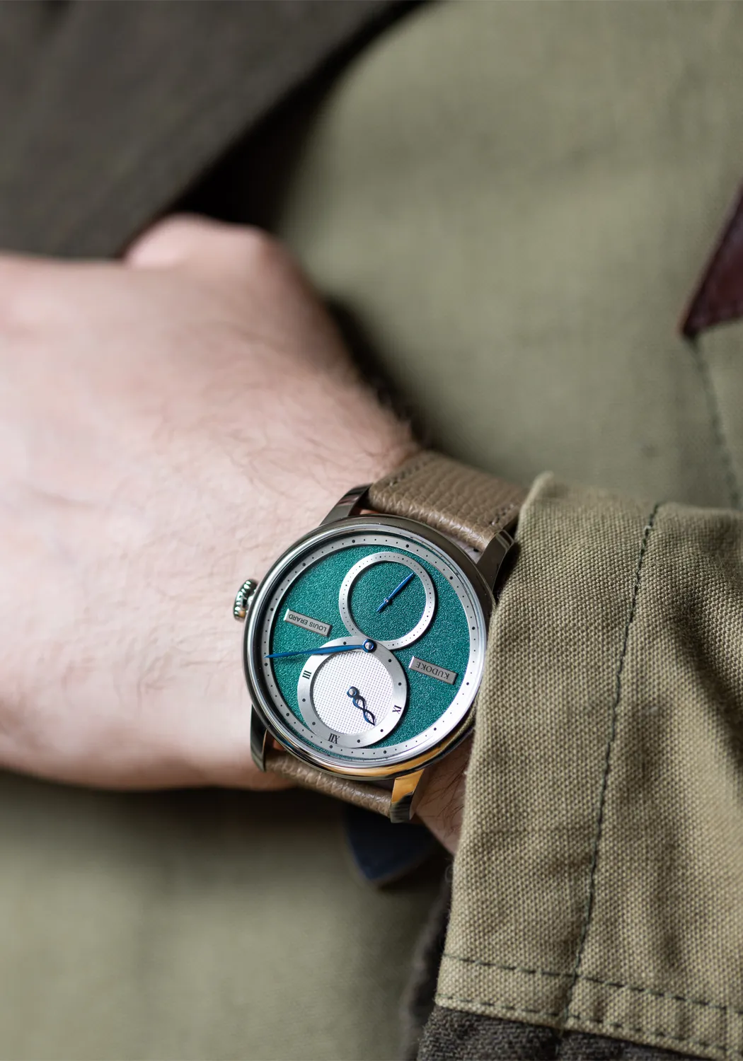 Louis Erard Le Régulateur Louis Erard x Kudoke Forest Green | LE100
