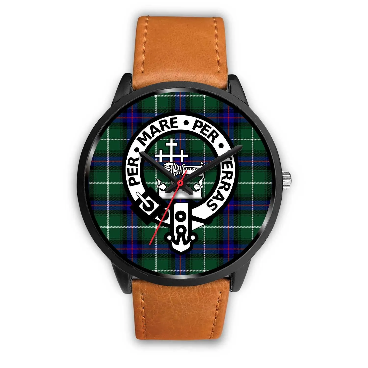 MacDonald Of The Isles Clan Badge Tartan Black Watch