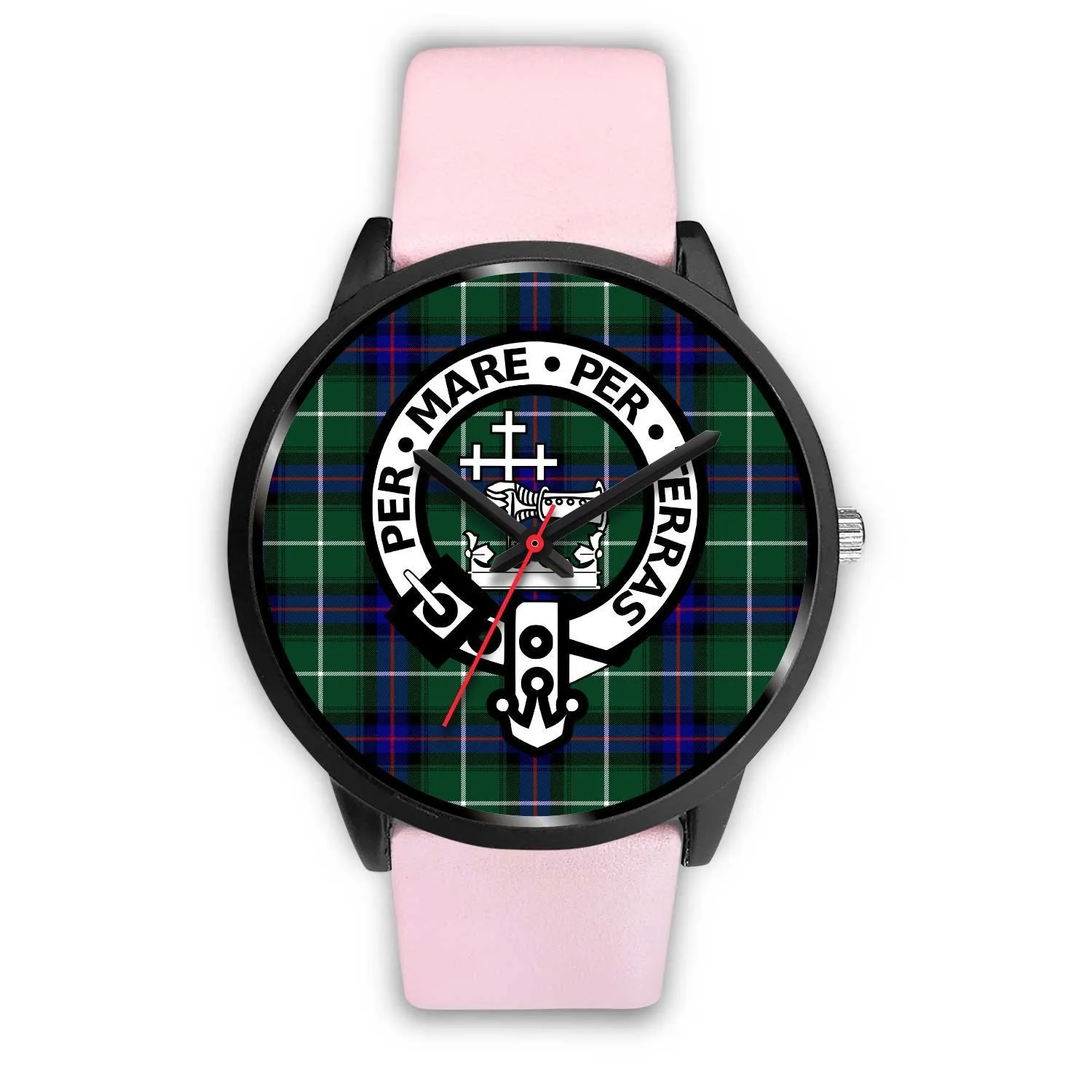 MacDonald Of The Isles Clan Badge Tartan Black Watch