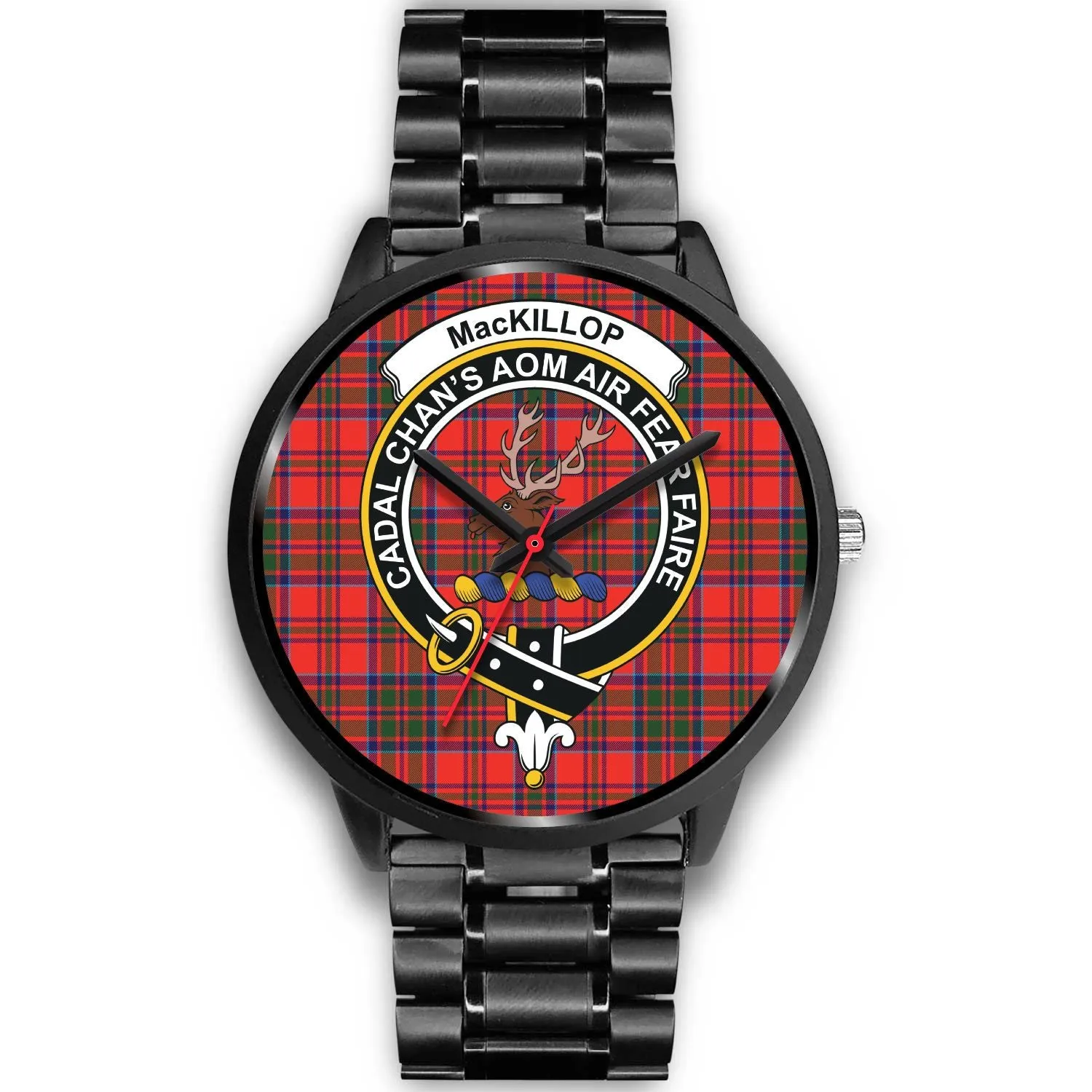 MacKillop Clan Badge Tartan Black Watch