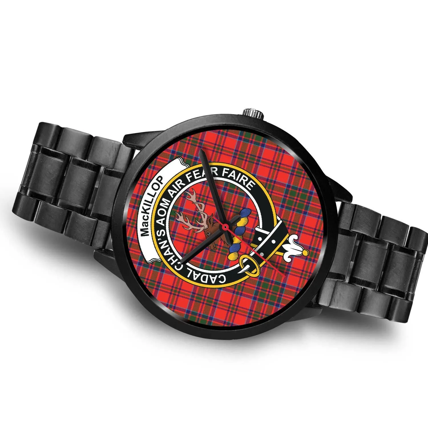 MacKillop Clan Badge Tartan Black Watch