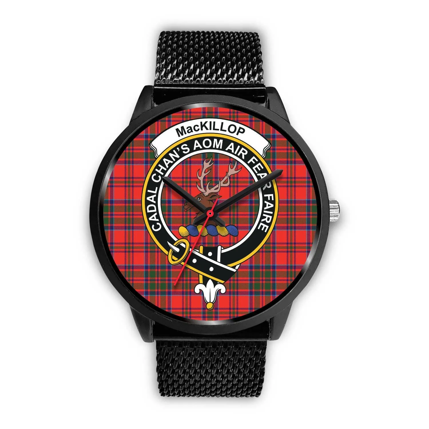 MacKillop Clan Badge Tartan Black Watch