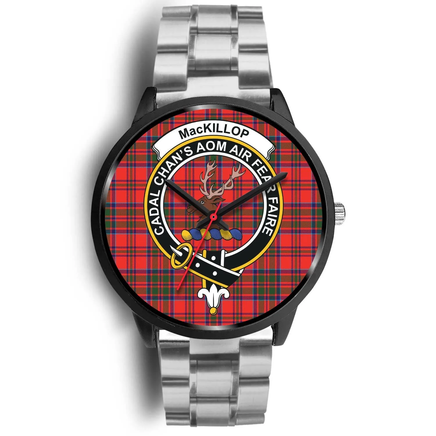 MacKillop Clan Badge Tartan Black Watch