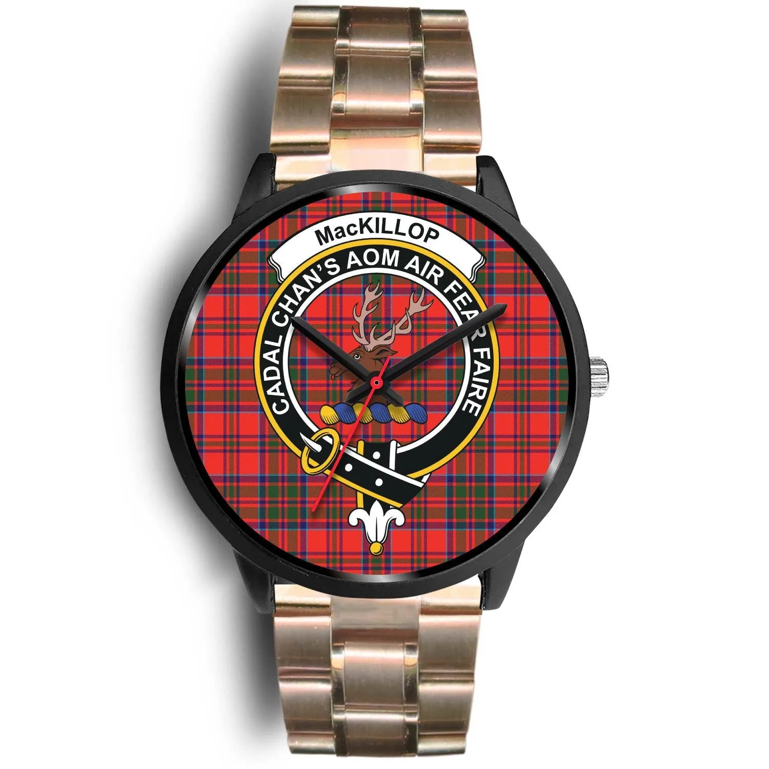 MacKillop Clan Badge Tartan Black Watch