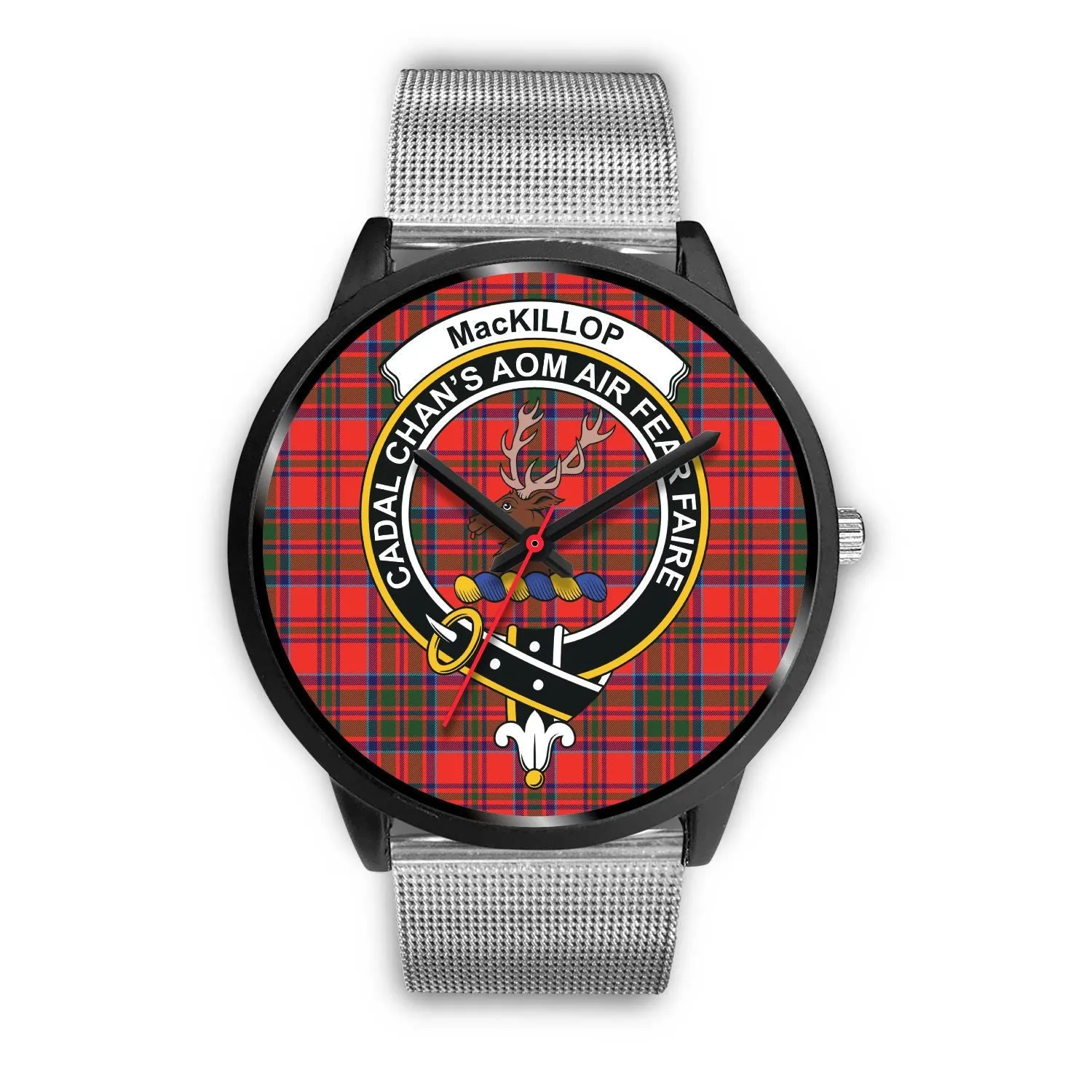 MacKillop Clan Badge Tartan Black Watch