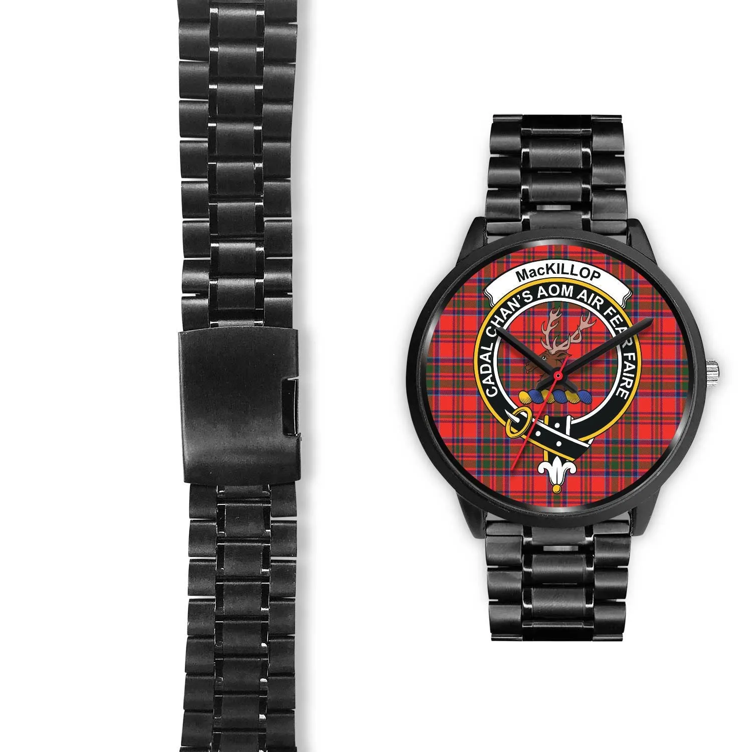 MacKillop Clan Badge Tartan Black Watch