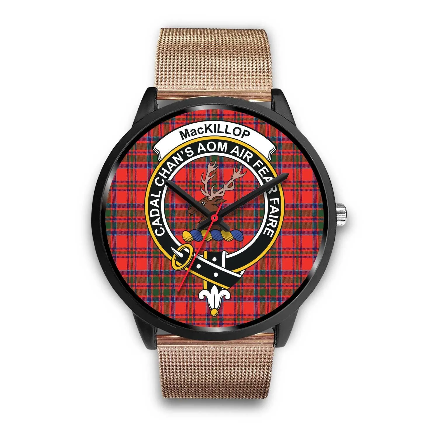 MacKillop Clan Badge Tartan Black Watch