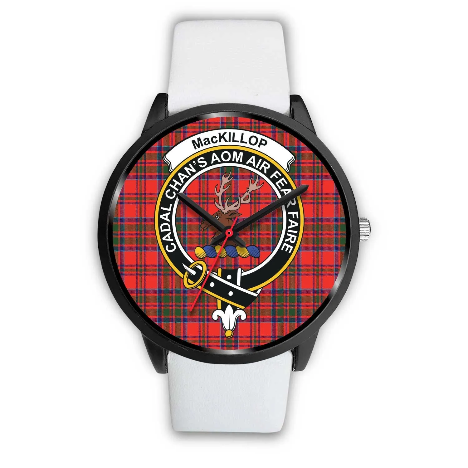 MacKillop Clan Badge Tartan Black Watch