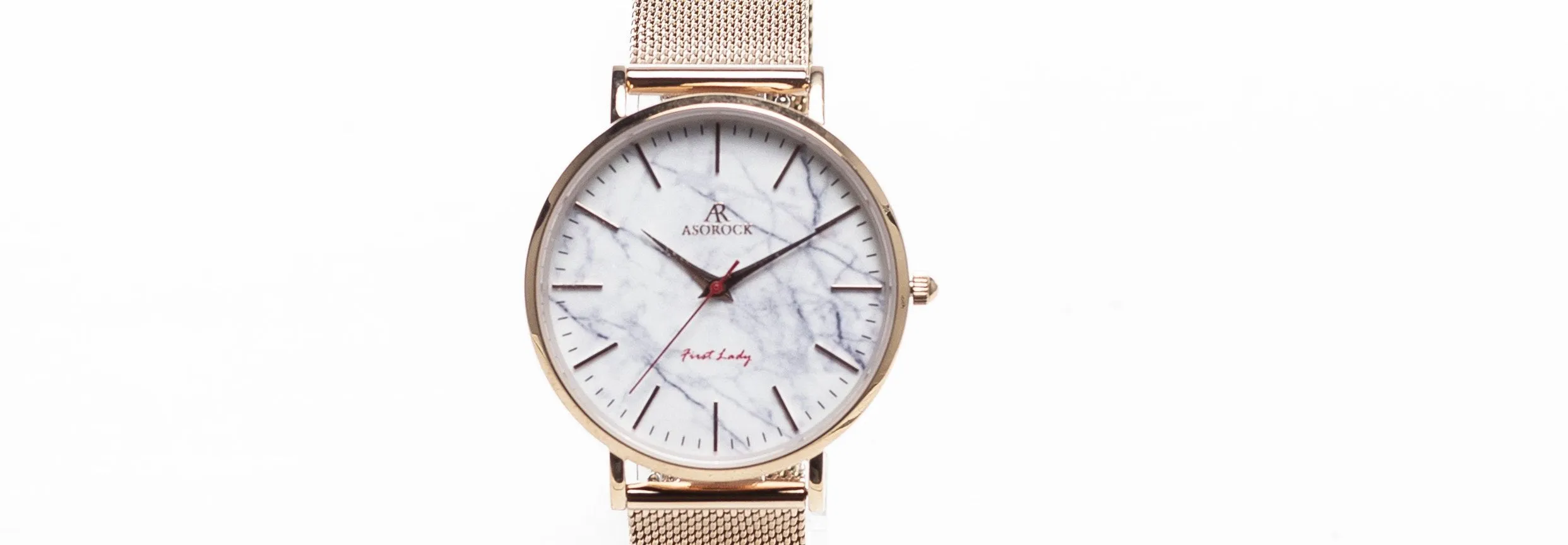 Marble RoseGold/White FirstLady by ASOROCK WATCHES