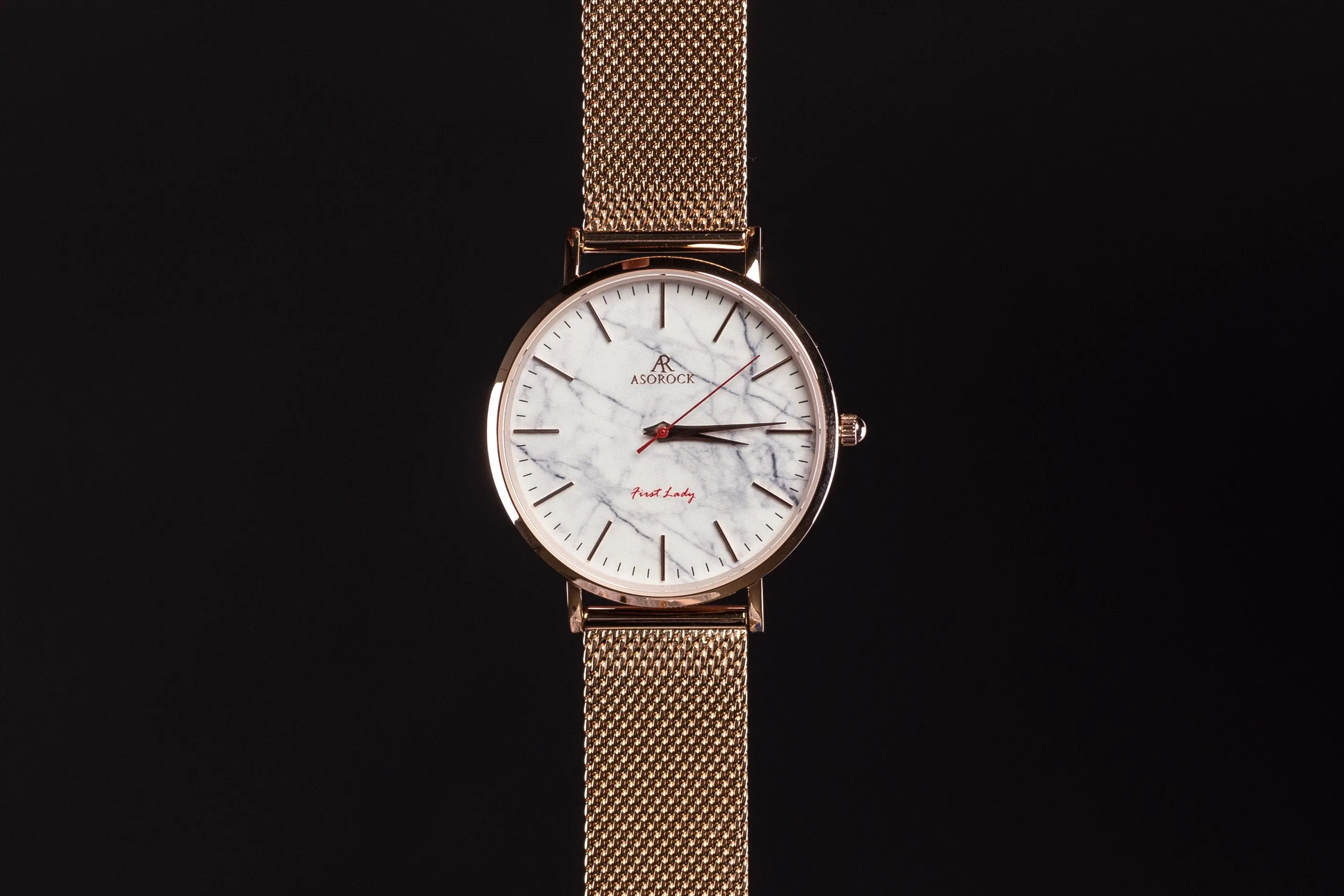 Marble RoseGold/White FirstLady by ASOROCK WATCHES