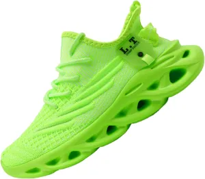 Mens Running Walking Tennis Road Shoes Sports Athletic Casual Fashion Gym Hiking Shoes for Men Sneakers Work Breathable Comfortable Lightweight Green Size 8