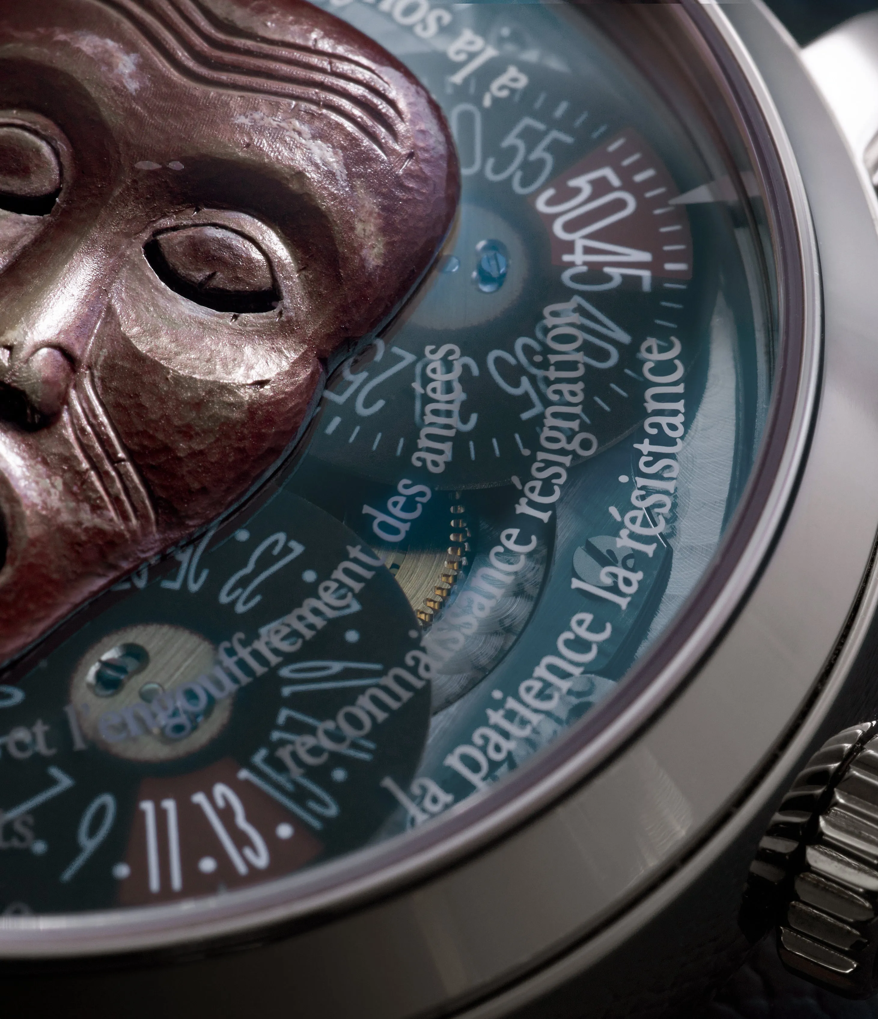 Metiers d’Arts “Les Masques” | White Gold