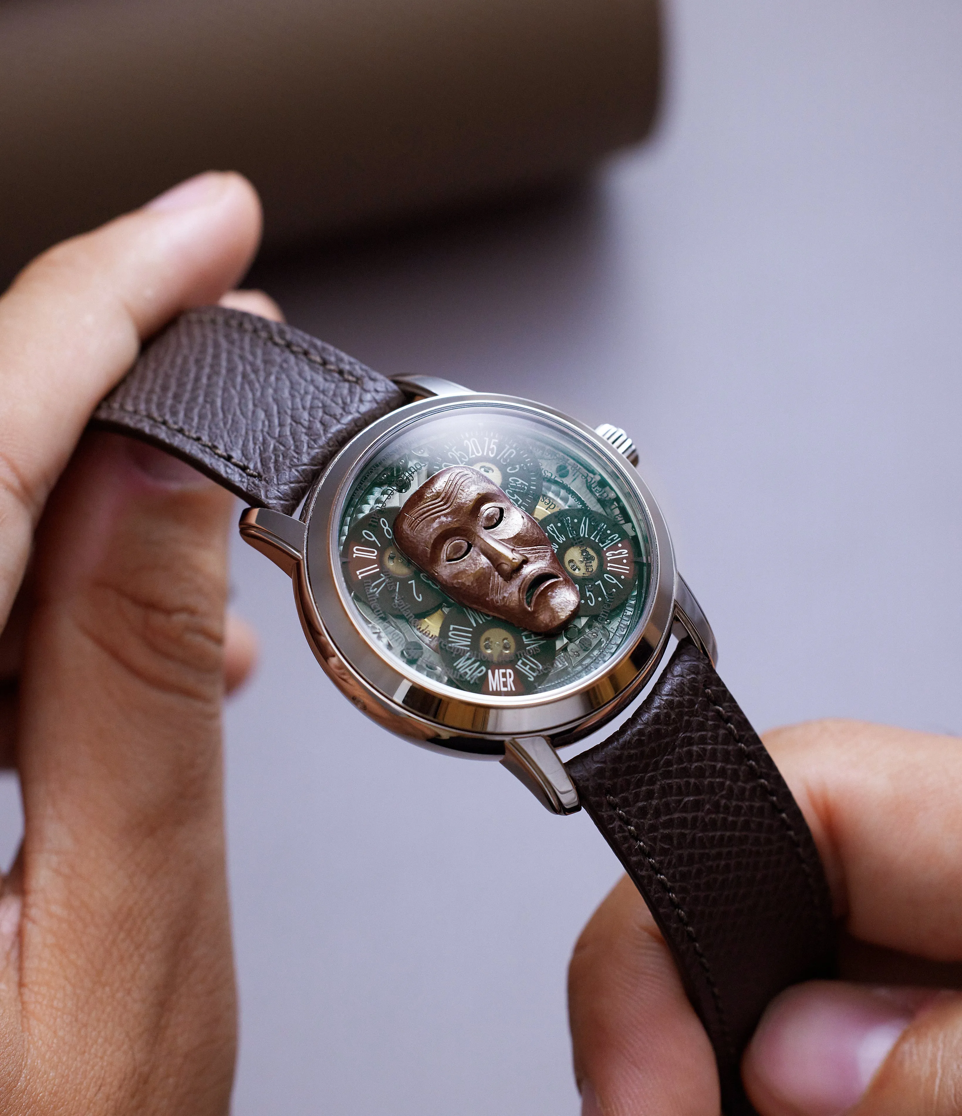 Metiers d’Arts “Les Masques” | White Gold