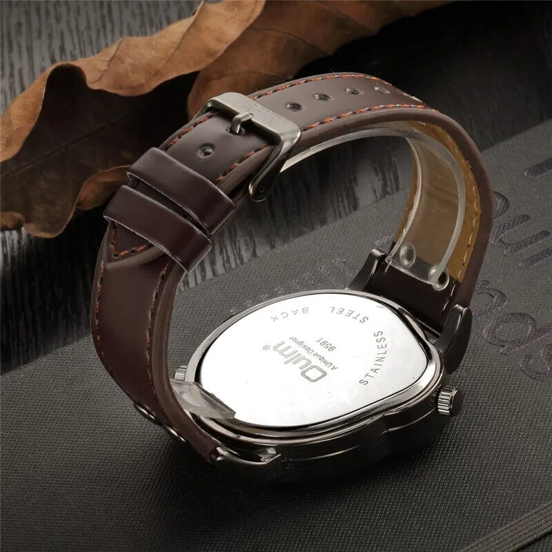 Military Men's PU Leather Strap Antique Watch / Quartz Wristwatches / Original Accessory Design