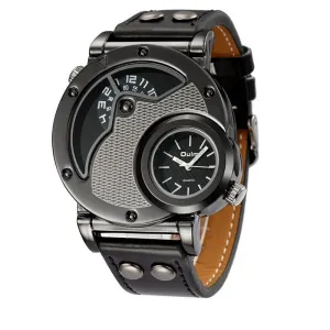 Military Men's PU Leather Strap Antique Watch / Quartz Wristwatches / Original Accessory Design