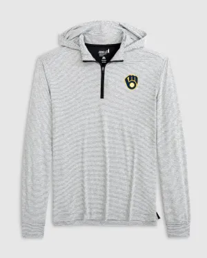 Milwaukee Brewers Hybrid Performance 1/4 Zip Hoodie