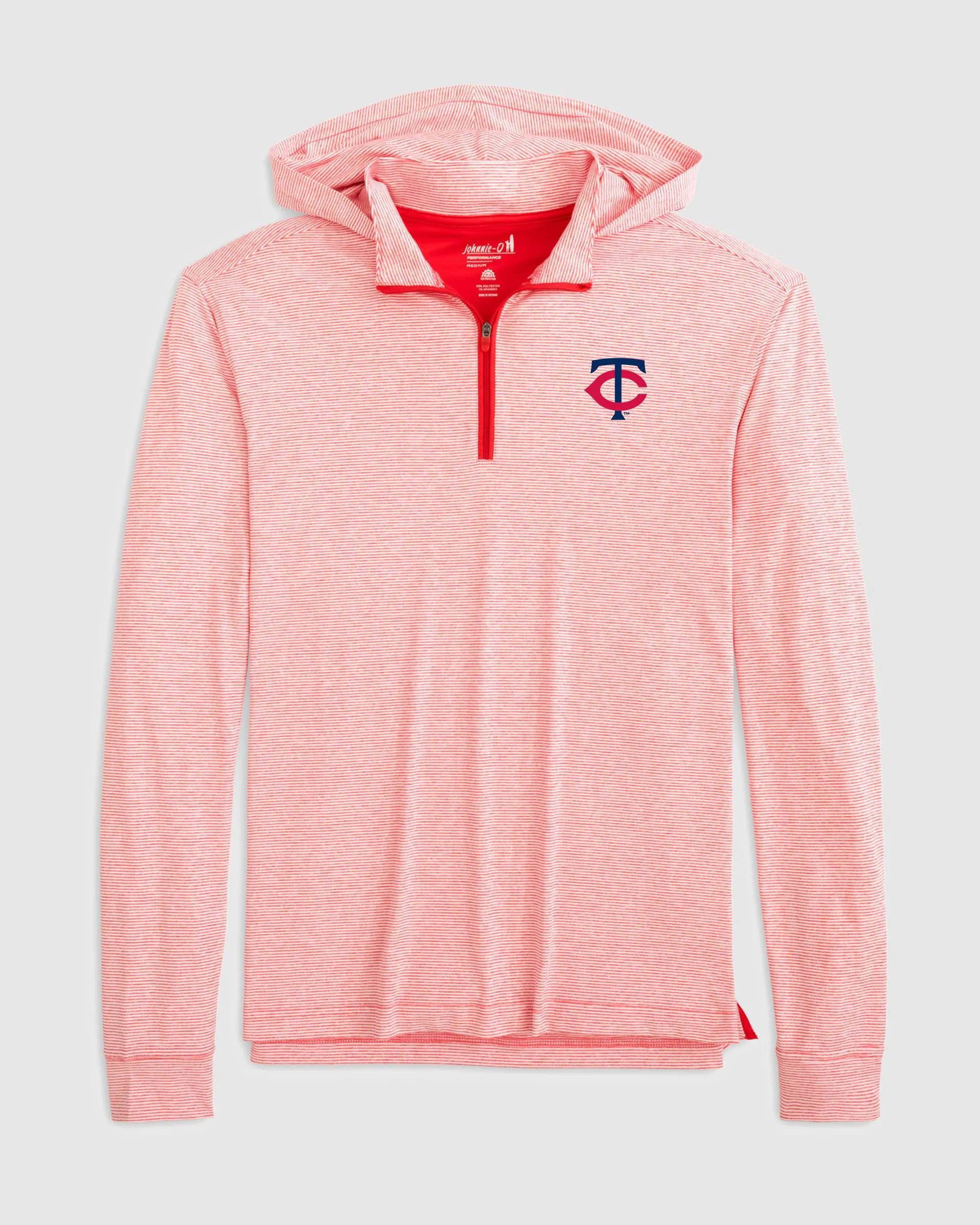 Minnesota Twins Hybrid Performance 1/4 Zip Hoodie