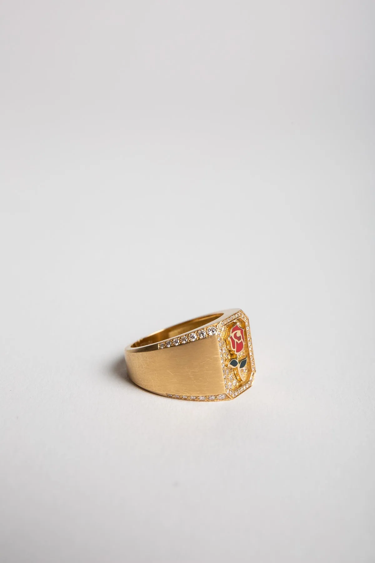 MYSTERYJOY | ANTIQUE ROSE SIGNET RING
