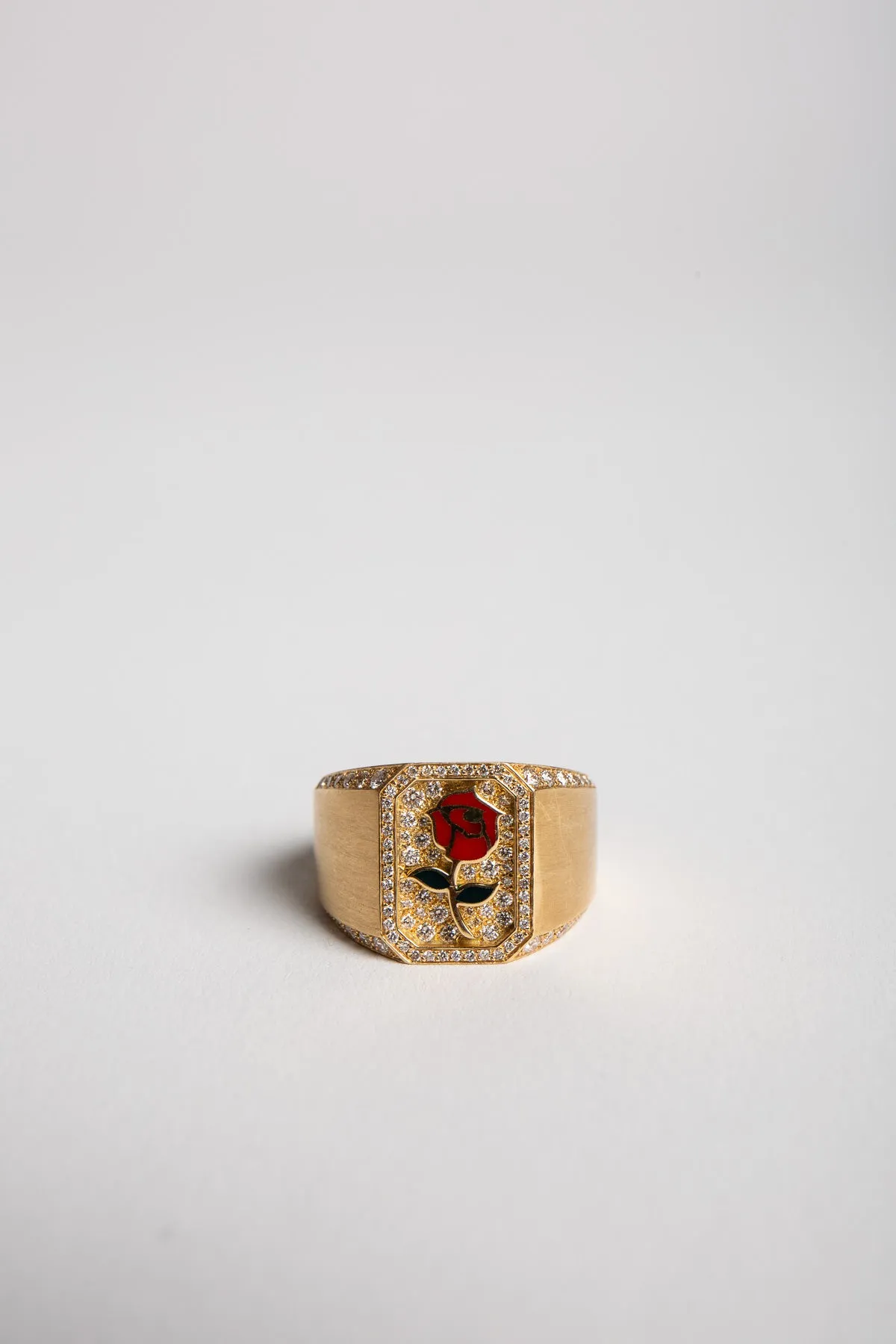 MYSTERYJOY | ANTIQUE ROSE SIGNET RING