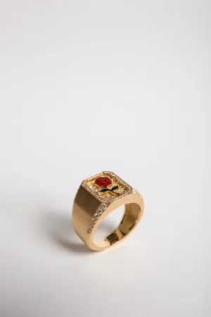 MYSTERYJOY | ANTIQUE ROSE SIGNET RING