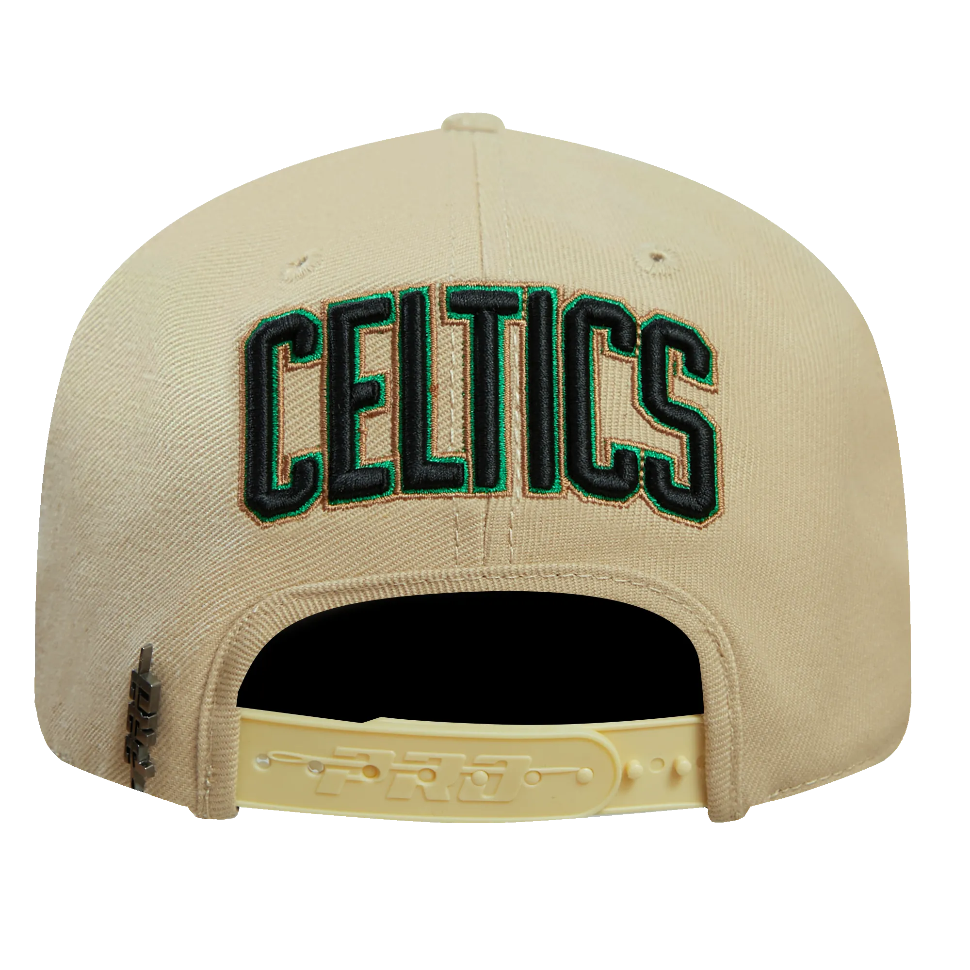 NBA BOSTON CELTICS HYBRID UNISEX WOOL SNAPBACK HAT (KHAKI)