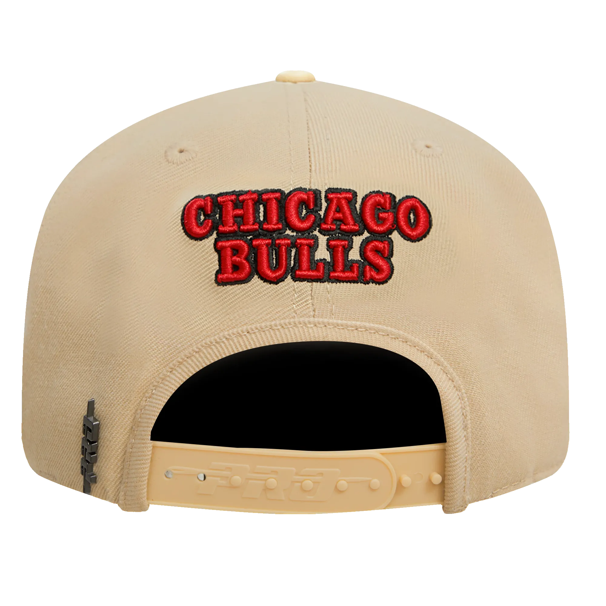 NBA CHICAGO BULLS HYBRID UNISEX WOOL SNAPBACK HAT (KHAKI)