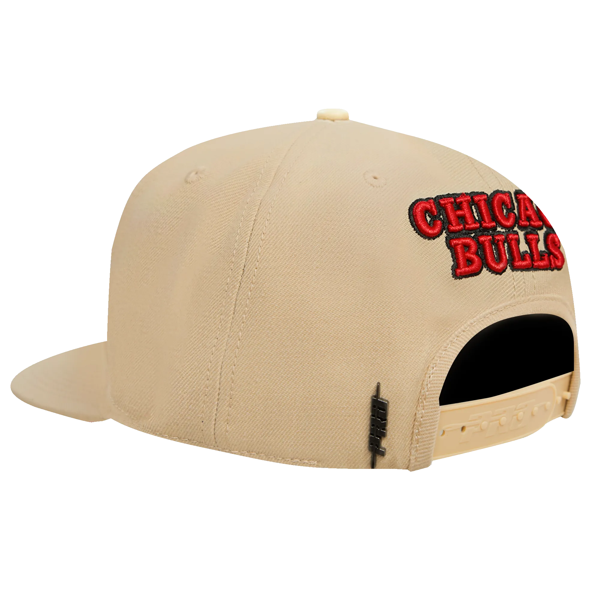 NBA CHICAGO BULLS HYBRID UNISEX WOOL SNAPBACK HAT (KHAKI)