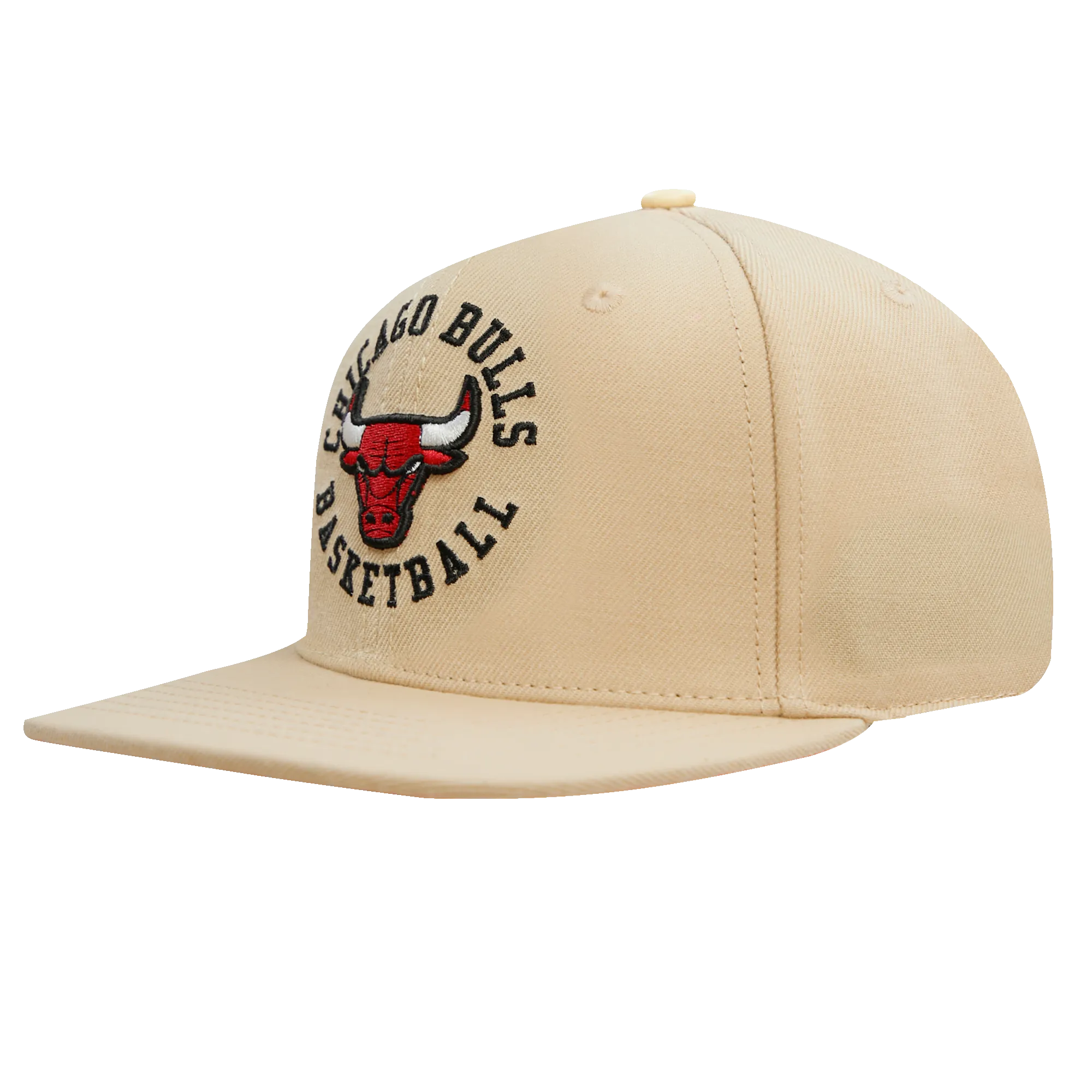 NBA CHICAGO BULLS HYBRID UNISEX WOOL SNAPBACK HAT (KHAKI)