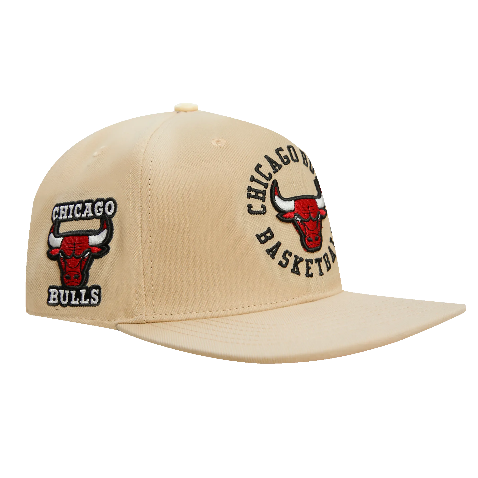 NBA CHICAGO BULLS HYBRID UNISEX WOOL SNAPBACK HAT (KHAKI)