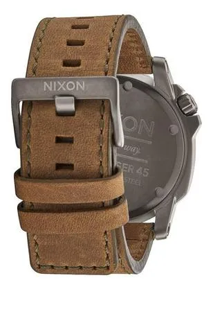 Nixon Men's 45 Ranger Watch with Leather Strap A466-1099-00