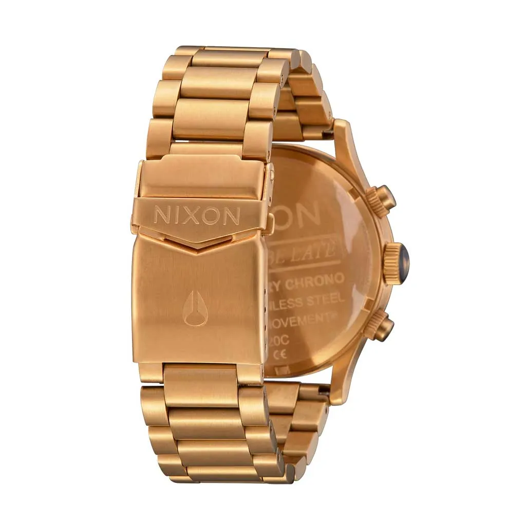 Nixon Sentury Chrono Watch - Gold/Indigo