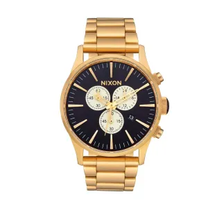 Nixon Sentury Chrono Watch - Gold/Indigo
