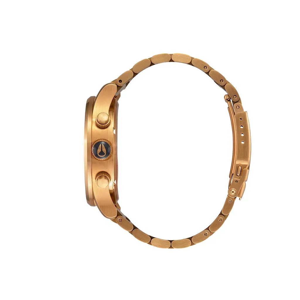 Nixon Sentury Chrono Watch - Gold/Indigo