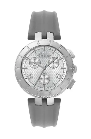 Nordstrom Authentic Men's Versus Versace 44mm Quartz Chronograph Leather Strap Watch, Includes Battery & Gift Box -Retails $310 US 